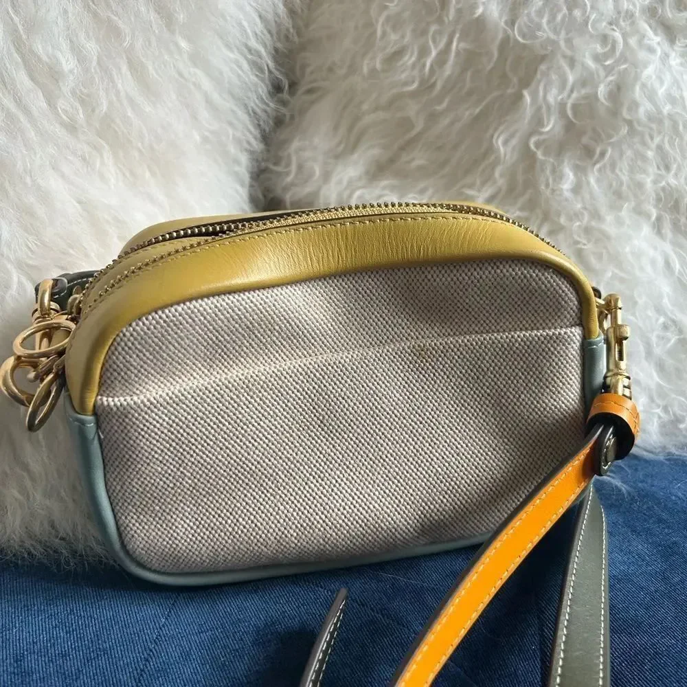 Tory Burch Perry Bombé Canvas Mini Crossbody Bag